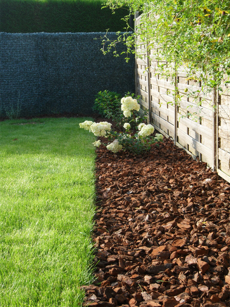 gazon placage en massif dans les yvelines